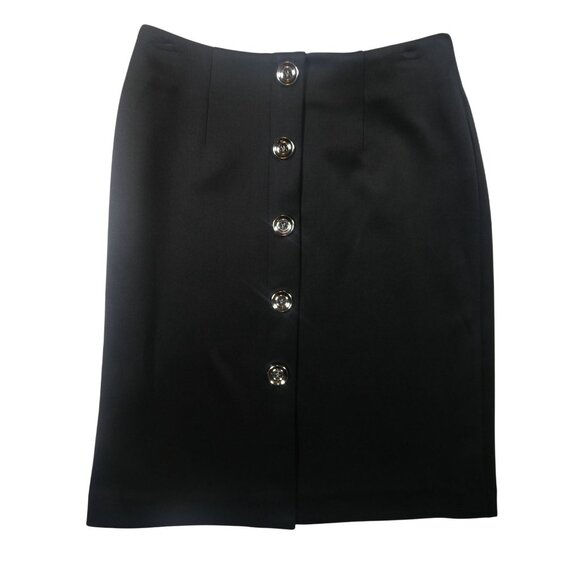 Shelby Rose‎ Women's 2 PC Jacket Skirt Set Black Size 4 - Picture 9 of 12